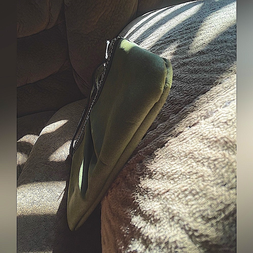 Wristlet Olive Green with Gold Accents — Charming Charlie - Picture 10 of 12